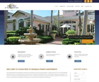 Oceanreefapartments.com(Ocean Reef at Seawalk Pointe Apartments) Screenshot