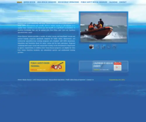 Oceanrescue.com(Water Rescue Training) Screenshot