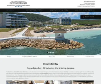 Oceanresortedenbay.com(Ocean Eden Bay All Inclusive Resort) Screenshot