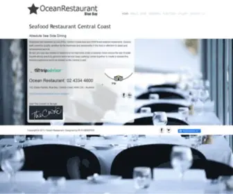 Oceanrestaurant.com.au(Ocean Restaurant) Screenshot