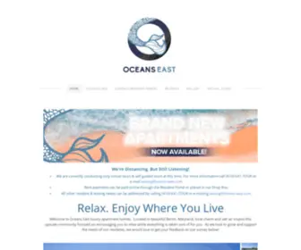 Oceans-East.com(Oceans East) Screenshot