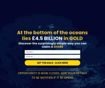 Oceansgold.co.uk(Oceans Gold) Screenshot