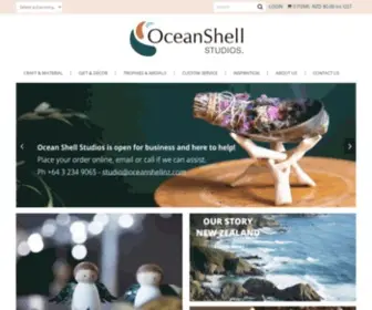 Oceanshellstudios.nz(Ocean Shell Studios) Screenshot