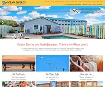 Oceanshores.com(Ocean Shores Tourism) Screenshot