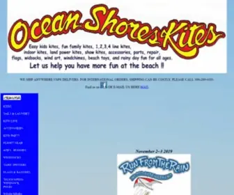 Oceanshoreskites.com(Ocean Shores Kites) Screenshot