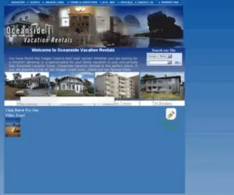 Oceanside1.com(Oceanside Vacation Rentals) Screenshot