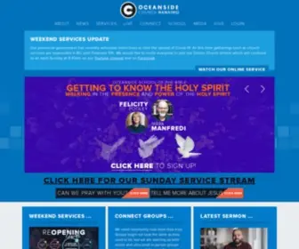 Oceansidechurch.ca(Oceanside Church) Screenshot