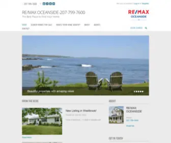 Oceansidemaine.com(RE/MAX Oceanside) Screenshot