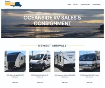 Oceansidervsales.com(Oceanside RV Sales & Consignment in Parksville) Screenshot