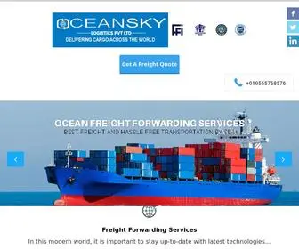 Oceanskyfreight.com(Ocean Sky Logistics) Screenshot