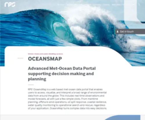 Oceansmap.com(Nginx) Screenshot
