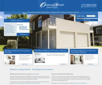 Oceansresort.co.nz(Coromandel Beachside Accommodation) Screenshot