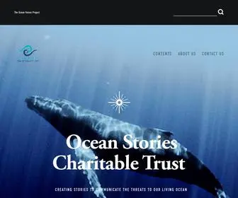 Oceanstories.org(The Ocean Stories) Screenshot