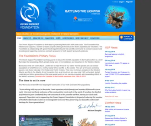 Oceansupport.org(Oceansupport) Screenshot