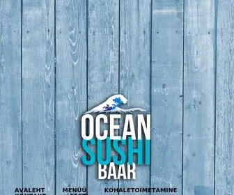 Oceansushibaar.ee(Ocean Sushi) Screenshot