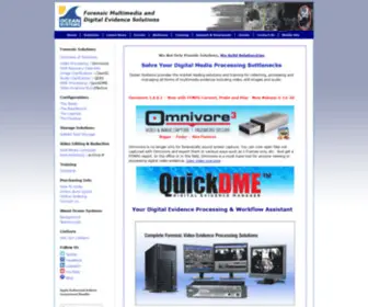 Oceansystems.com(Forensic Video and Image Analysis Solutions) Screenshot