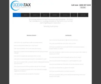 Oceantaxconsultants.com(CPA, Tax, accounting) Screenshot