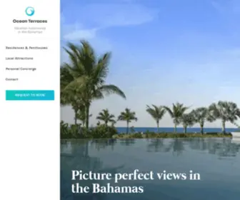 Oceanterracesnassau.com(Vacation luxuriously in the Bahamas) Screenshot