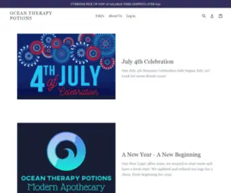 Oceantherapypotions.com(Ocean Therapy Potions) Screenshot