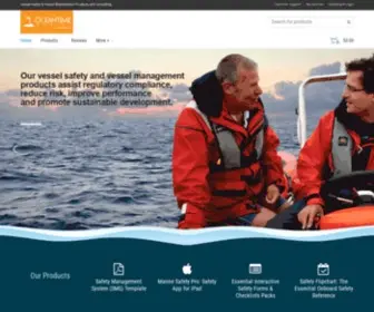 Oceantimemarine.com(Vessel Safety Management (SMS) Template) Screenshot