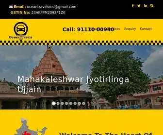 Oceantravelsindore.in(Book a Taxi for Indore and Madhya Pradesh) Screenshot