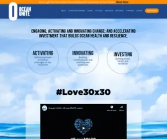 Oceanunite.org(Ocean Unite) Screenshot