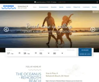 Oceanusrehoboth.com(Downtown Hotel In Rehoboth Beach) Screenshot