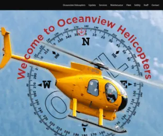 Oceanviewhelicopters.ca(Oceanview Helicopters) Screenshot