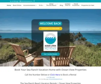 Oceanviewprop.com(Ocean View Properties) Screenshot