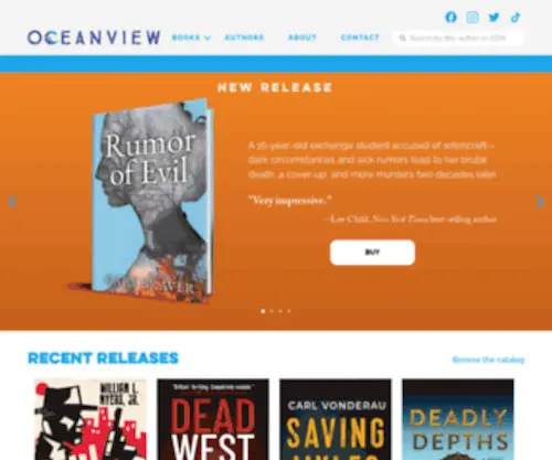 Oceanviewpub.com(Oceanview Publishing) Screenshot