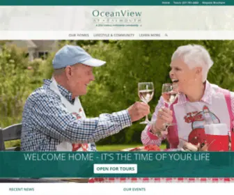 Oceanviewrc.com(Active Retirement Living Maine) Screenshot