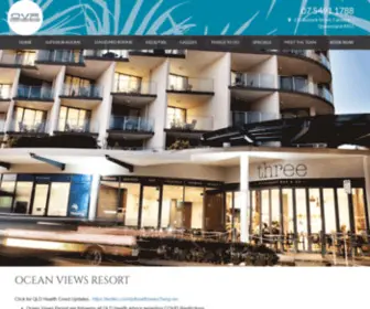 Oceanviewsresort.com.au(Ocean Views Resort) Screenshot