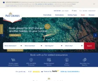 Oceanvillageholidays.co.uk(P&O Cruises) Screenshot