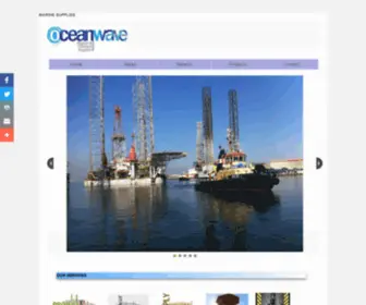 Oceanwavemarine.com(Marine supplies . Ocean wave) Screenshot