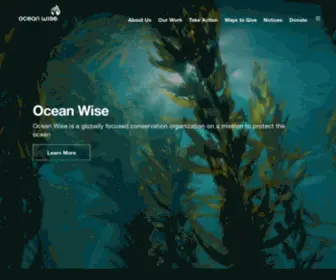 Oceanwise.ca(The Ocean Wise Seafood Program) Screenshot