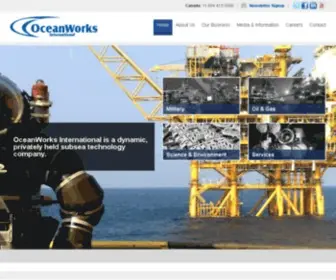 Oceanworks.com(OceanWorks International) Screenshot