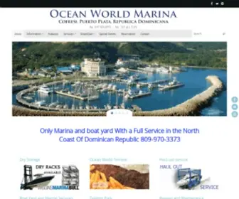 OceanWorldmarina.com(Full service boat yard and marina in Puerto Plata) Screenshot