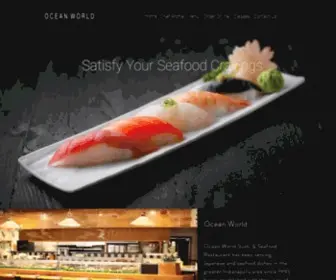 Oceanworldsushi.com(Ocean World Sushi) Screenshot