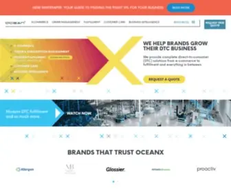 Oceanx.com(A Modern 3PL And So Much More) Screenshot