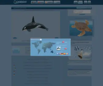 Oceanzer.com(Fish and marine animal game) Screenshot