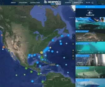 Ocearch.org(OCEARCH Shark Tracker) Screenshot