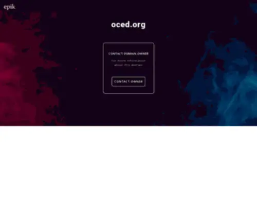 Oced.org(Oced) Screenshot