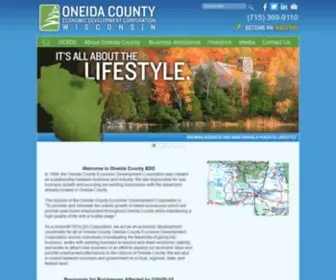 Ocedc.org(Oneida County Economic Development) Screenshot