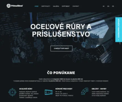 Ocelove-Rury.sk(Ocelove Rury) Screenshot