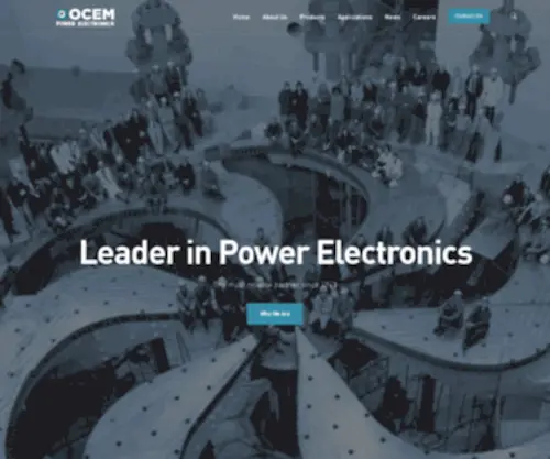 Ocem.eu(OCEM Power Electronics) Screenshot