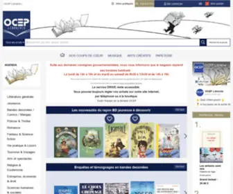 Oceplibrairie.com(Réservez votre livre parmi plus d'1 million de titres) Screenshot