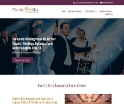 Ocevent.com(Pacific Hills Bistro) Screenshot