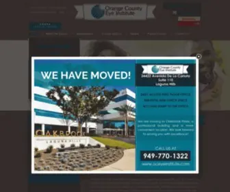 Oceyeinstitute.com(Eye Doctor Laguna Hills) Screenshot