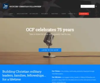 Ocfusa.org(Officers' Christian Fellowship) Screenshot