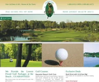 Ocgolfgroups.com(Ocean City MD Golf Groups) Screenshot